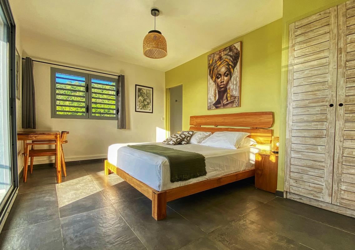 19.Location Villa piscine vue mer Deshaies Guadeloupe_Suite Etage